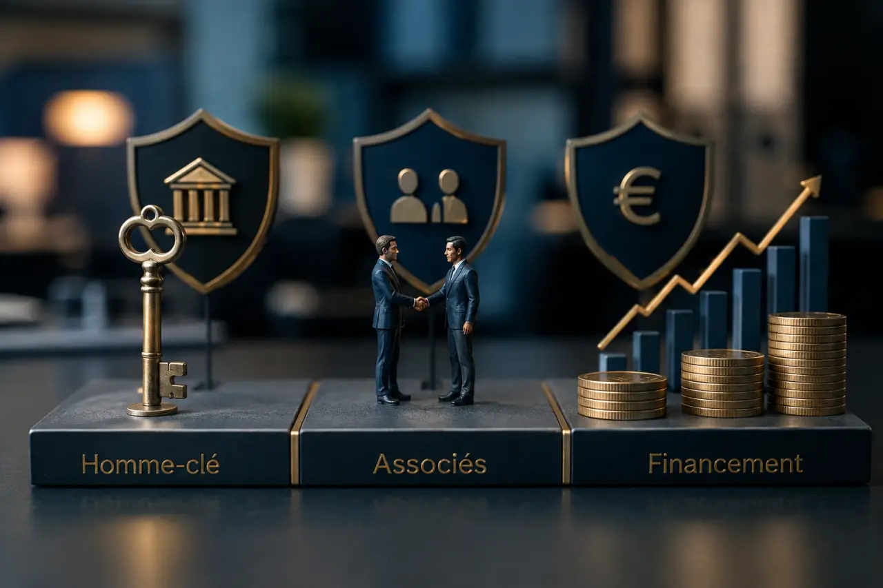 Homme-clé, associés, financement : 3 volets pour protéger l’entreprise et sa trésorerie