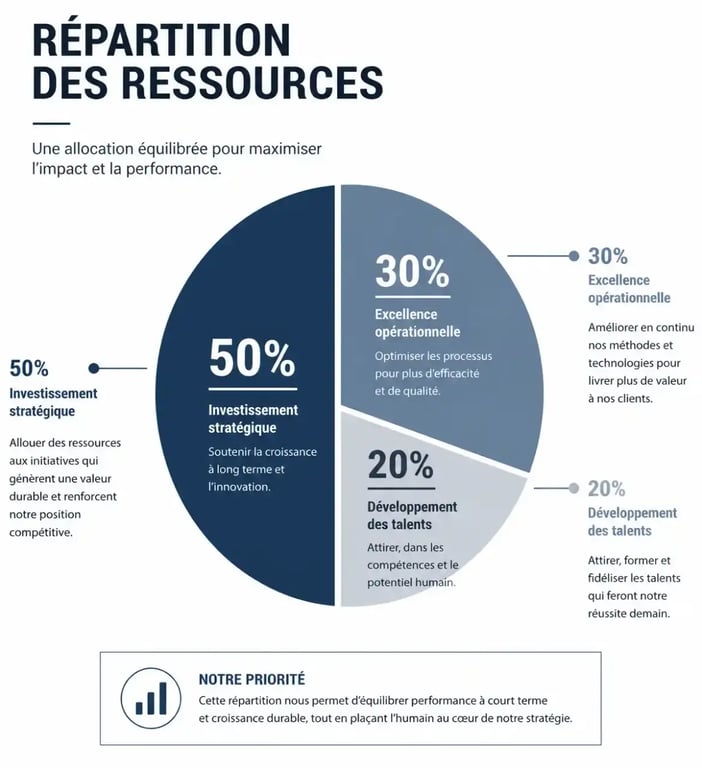 Infographie de la règle budgétaire 50/30/20 pour mettre de l'argent de côté
