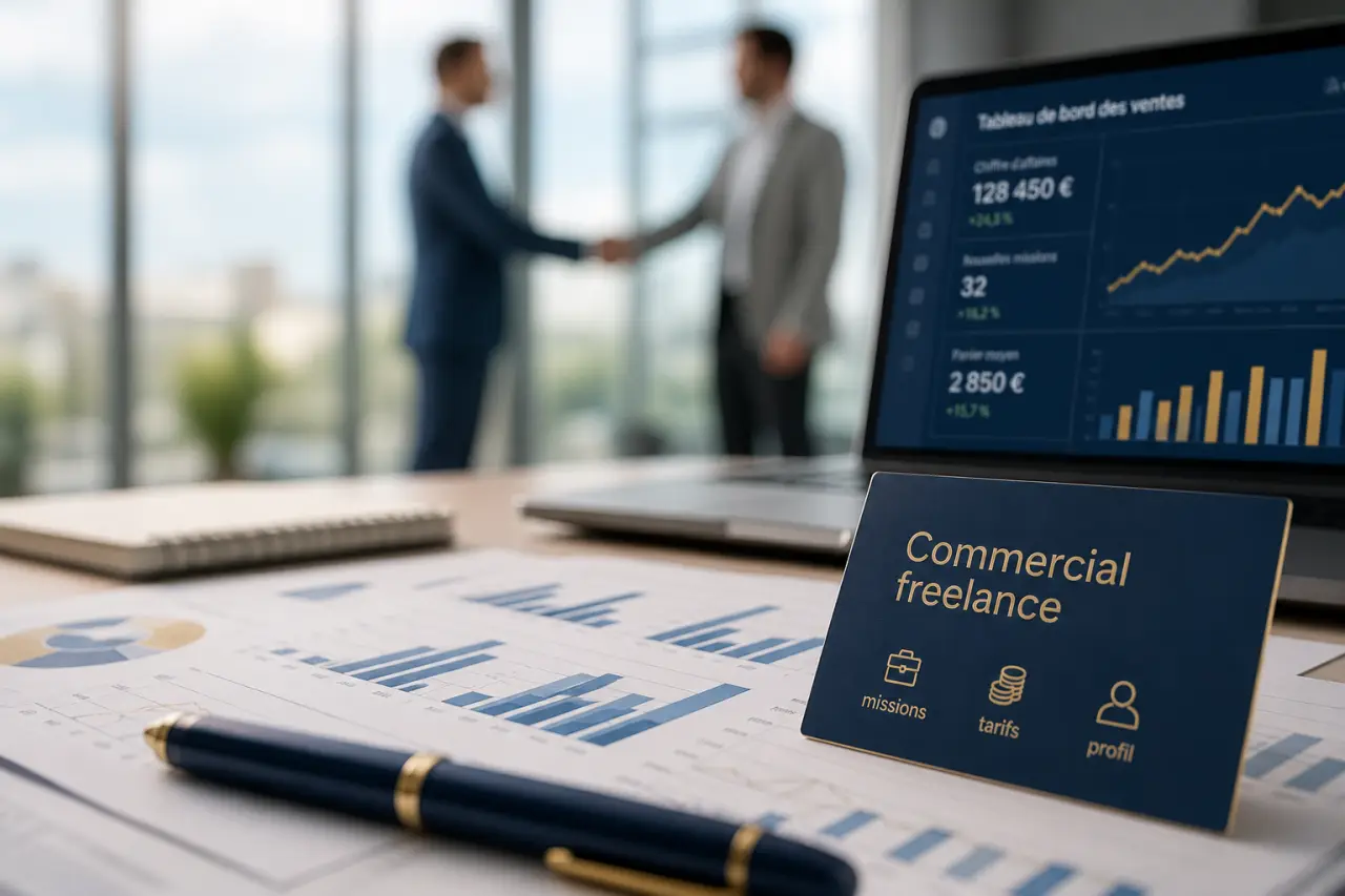 Commerciale freelance : missions, tarifs et critères pour recruter le bon profil