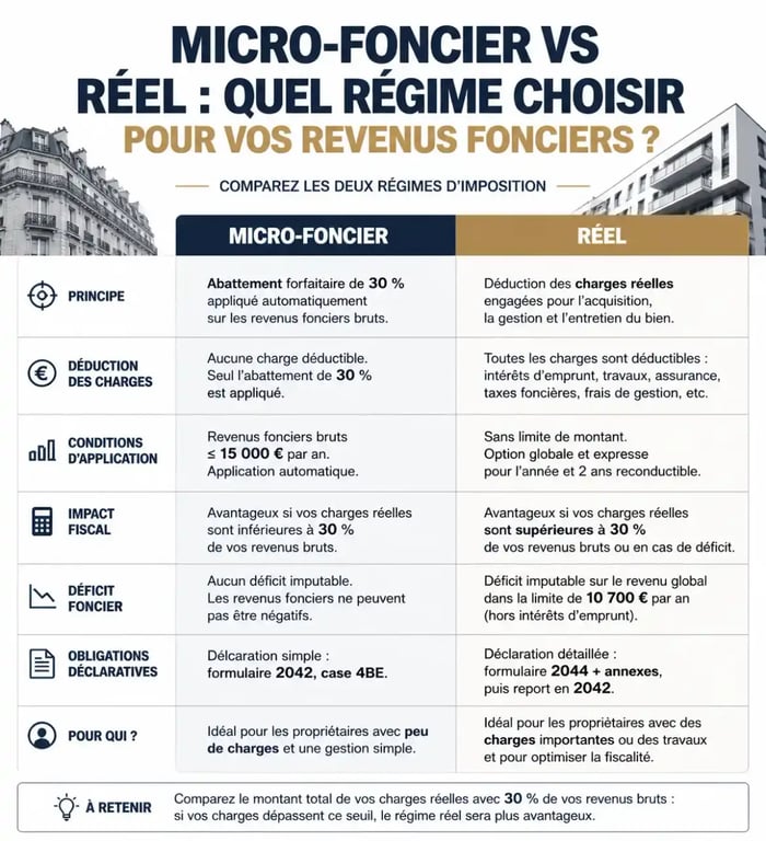 Comparaison des régimes fiscaux en droit fiscal immobilier
